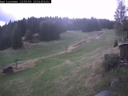 Above the church