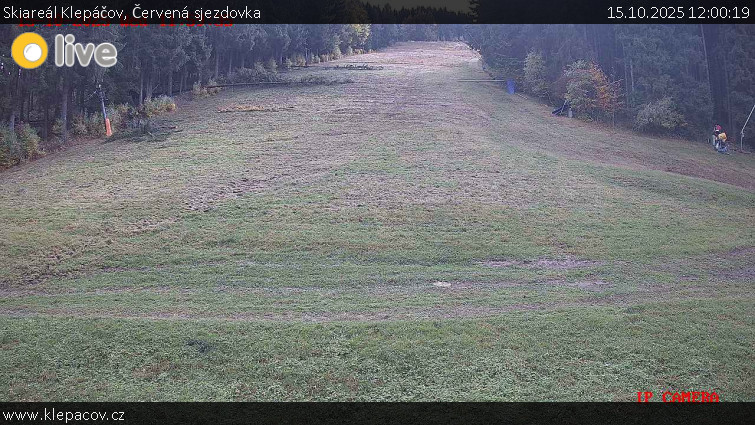 Skiareál Klepáčov - Červená sjezdovka - 15.10.2025 v 12:00 Skiareál Klepáčov - Červená sjezdovka - 15.10.2025 v 12:00