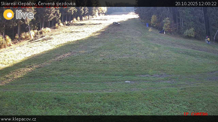 Skiareál Klepáčov - Červená sjezdovka - 20.10.2025 v 12:00 Skiareál Klepáčov - Červená sjezdovka - 20.10.2025 v 12:00