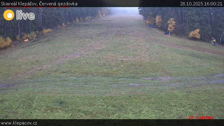 Skiareál Klepáčov - Červená sjezdovka - 28.10.2025 v 16:00 Skiareál Klepáčov - Červená sjezdovka - 28.10.2025 v 16:00
