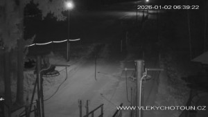 Ski areál Chotouň - Sjezdovka - 2.1.2026 v 06:45 Ski areál Chotouň - Sjezdovka - 2.1.2026 v 06:45