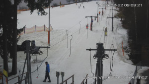 Ski areál Chotouň - Sjezdovka - 22.2.2026 v 09:15 Ski areál Chotouň - Sjezdovka - 22.2.2026 v 09:15