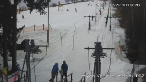 Ski areál Chotouň - Sjezdovka - 22.2.2026 v 10:15 Ski areál Chotouň - Sjezdovka - 22.2.2026 v 10:15