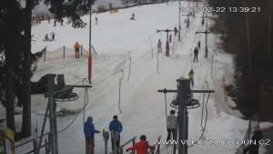Ski areál Chotouň - Sjezdovka - 22.2.2026 v 13:45 Ski areál Chotouň - Sjezdovka - 22.2.2026 v 13:45
