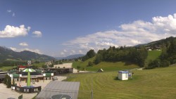 Lower cable car station