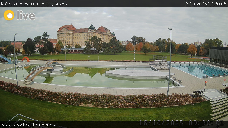 Městská plovárna Louka - Bazén - 16.10.2025 v 09:30 Městská plovárna Louka - Bazén - 16.10.2025 v 09:30