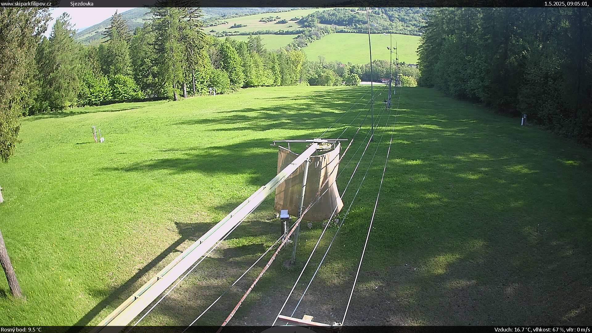 Webkamera na sjezdovce Skiareálu Filipov