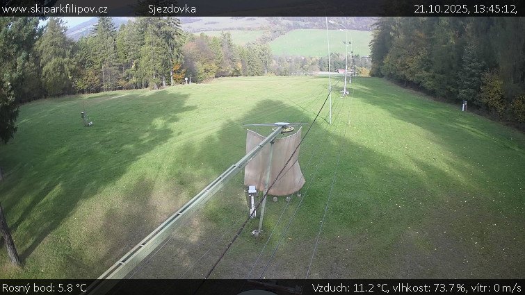 Skiareál Filipov - Sjezdovka - 21.10.2025 v 13:45 Skiareál Filipov - Sjezdovka - 21.10.2025 v 13:45