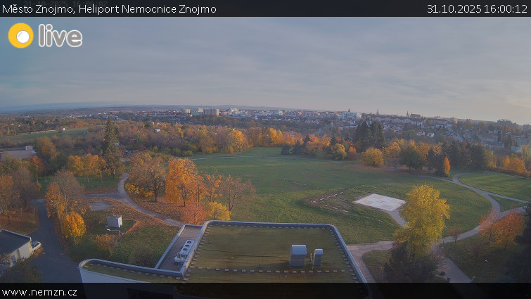 Město Znojmo - Heliport Nemocnice Znojmo - 31.10.2025 v 16:00 Město Znojmo - Heliport Nemocnice Znojmo - 31.10.2025 v 16:00