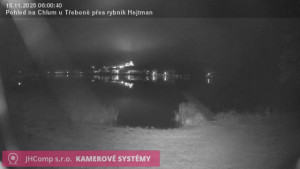 Městys Chlum u Třeboně - Rybník Hejtman - 15.11.2025 v 06:00 Městys Chlum u Třeboně - Rybník Hejtman - 15.11.2025 v 06:00