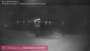 Městys Chlum u Třeboně - Rybník Hejtman - 30.12.2025 v 02:30 Městys Chlum u Třeboně - Rybník Hejtman - 30.12.2025 v 02:30