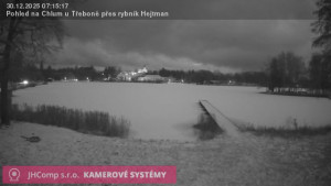 Městys Chlum u Třeboně - Rybník Hejtman - 30.12.2025 v 07:15 Městys Chlum u Třeboně - Rybník Hejtman - 30.12.2025 v 07:15