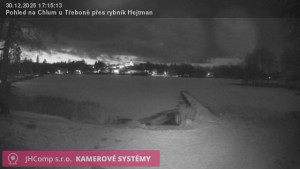 Městys Chlum u Třeboně - Rybník Hejtman - 30.12.2025 v 17:15 Městys Chlum u Třeboně - Rybník Hejtman - 30.12.2025 v 17:15