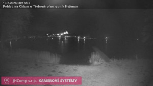 Městys Chlum u Třeboně - Rybník Hejtman - 13.2.2026 v 00:15 Městys Chlum u Třeboně - Rybník Hejtman - 13.2.2026 v 00:15