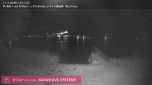 Městys Chlum u Třeboně - Rybník Hejtman - 13.2.2026 v 02:00 Městys Chlum u Třeboně - Rybník Hejtman - 13.2.2026 v 02:00
