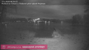 Městys Chlum u Třeboně - Rybník Hejtman - 13.2.2026 v 06:30 Městys Chlum u Třeboně - Rybník Hejtman - 13.2.2026 v 06:30