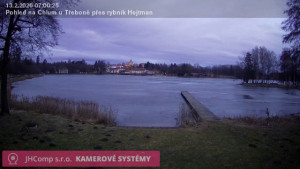 Městys Chlum u Třeboně - Rybník Hejtman - 13.2.2026 v 07:00 Městys Chlum u Třeboně - Rybník Hejtman - 13.2.2026 v 07:00