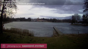 Městys Chlum u Třeboně - Rybník Hejtman - 13.2.2026 v 17:15 Městys Chlum u Třeboně - Rybník Hejtman - 13.2.2026 v 17:15