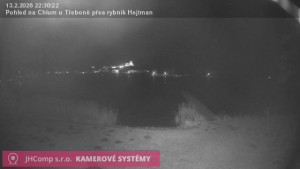 Městys Chlum u Třeboně - Rybník Hejtman - 13.2.2026 v 22:30 Městys Chlum u Třeboně - Rybník Hejtman - 13.2.2026 v 22:30