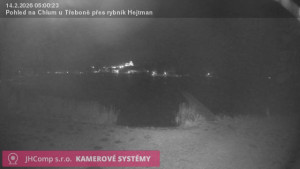 Městys Chlum u Třeboně - Rybník Hejtman - 14.2.2026 v 05:00 Městys Chlum u Třeboně - Rybník Hejtman - 14.2.2026 v 05:00