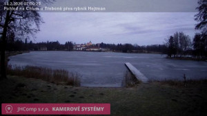 Městys Chlum u Třeboně - Rybník Hejtman - 14.2.2026 v 07:00 Městys Chlum u Třeboně - Rybník Hejtman - 14.2.2026 v 07:00