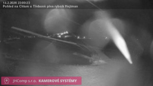 Městys Chlum u Třeboně - Rybník Hejtman - 14.2.2026 v 23:00 Městys Chlum u Třeboně - Rybník Hejtman - 14.2.2026 v 23:00