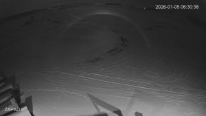 Letiště Jindřichův Hradec - Provozní plocha - západ - 5.1.2026 v 06:30 Letiště Jindřichův Hradec - Provozní plocha - západ - 5.1.2026 v 06:30