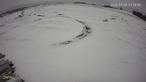 Letiště Jindřichův Hradec - Provozní plocha - západ - 5.1.2026 v 11:15 Letiště Jindřichův Hradec - Provozní plocha - západ - 5.1.2026 v 11:15