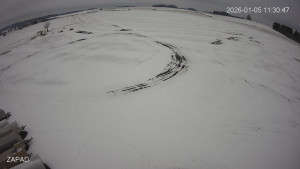 Letiště Jindřichův Hradec - Provozní plocha - západ - 5.1.2026 v 11:30 Letiště Jindřichův Hradec - Provozní plocha - západ - 5.1.2026 v 11:30