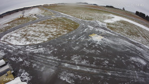 Letiště Jindřichův Hradec - Provozní plocha - západ - 22.2.2026 v 10:15 Letiště Jindřichův Hradec - Provozní plocha - západ - 22.2.2026 v 10:15