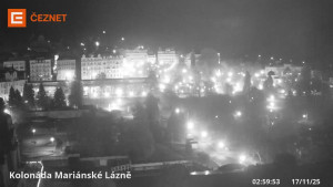 Město Mariánské Lázně - Kolonáda - 17.11.2025 v 03:00 Město Mariánské Lázně - Kolonáda - 17.11.2025 v 03:00