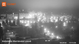 Město Mariánské Lázně - Kolonáda - 17.11.2025 v 04:30 Město Mariánské Lázně - Kolonáda - 17.11.2025 v 04:30