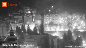 Město Mariánské Lázně - Kolonáda - 1.1.2026 v 00:15 Město Mariánské Lázně - Kolonáda - 1.1.2026 v 00:15