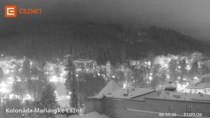 Město Mariánské Lázně - Kolonáda - 1.1.2026 v 01:00 Město Mariánské Lázně - Kolonáda - 1.1.2026 v 01:00