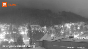 Město Mariánské Lázně - Kolonáda - 1.1.2026 v 04:00 Město Mariánské Lázně - Kolonáda - 1.1.2026 v 04:00
