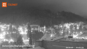 Město Mariánské Lázně - Kolonáda - 1.1.2026 v 07:00 Město Mariánské Lázně - Kolonáda - 1.1.2026 v 07:00