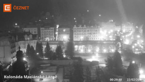 Město Mariánské Lázně - Kolonáda - 22.2.2026 v 00:30 Město Mariánské Lázně - Kolonáda - 22.2.2026 v 00:30