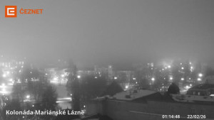 Město Mariánské Lázně - Kolonáda - 22.2.2026 v 01:15 Město Mariánské Lázně - Kolonáda - 22.2.2026 v 01:15