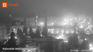 Město Mariánské Lázně - Kolonáda - 22.2.2026 v 01:30 Město Mariánské Lázně - Kolonáda - 22.2.2026 v 01:30