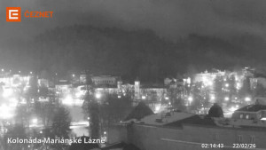 Město Mariánské Lázně - Kolonáda - 22.2.2026 v 02:15 Město Mariánské Lázně - Kolonáda - 22.2.2026 v 02:15