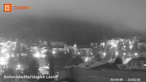 Město Mariánské Lázně - Kolonáda - 22.2.2026 v 02:45 Město Mariánské Lázně - Kolonáda - 22.2.2026 v 02:45