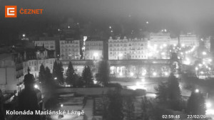 Město Mariánské Lázně - Kolonáda - 22.2.2026 v 03:00 Město Mariánské Lázně - Kolonáda - 22.2.2026 v 03:00