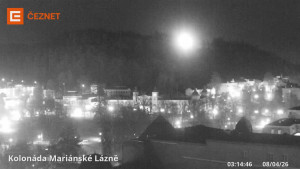 Město Mariánské Lázně - Kolonáda - 8.4.2026 v 03:15 Město Mariánské Lázně - Kolonáda - 8.4.2026 v 03:15