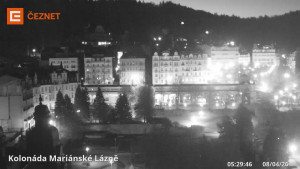 Město Mariánské Lázně - Kolonáda - 8.4.2026 v 05:30 Město Mariánské Lázně - Kolonáda - 8.4.2026 v 05:30