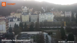 Město Mariánské Lázně - Kolonáda - 8.4.2026 v 07:00 Město Mariánské Lázně - Kolonáda - 8.4.2026 v 07:00