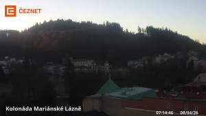Město Mariánské Lázně - Kolonáda - 8.4.2026 v 07:15 Město Mariánské Lázně - Kolonáda - 8.4.2026 v 07:15