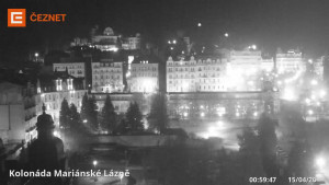 Město Mariánské Lázně - Kolonáda - 15.4.2026 v 01:00 Město Mariánské Lázně - Kolonáda - 15.4.2026 v 01:00