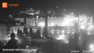 Město Mariánské Lázně - Kolonáda - 15.4.2026 v 02:00 Město Mariánské Lázně - Kolonáda - 15.4.2026 v 02:00