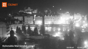Město Mariánské Lázně - Kolonáda - 15.4.2026 v 04:00 Město Mariánské Lázně - Kolonáda - 15.4.2026 v 04:00