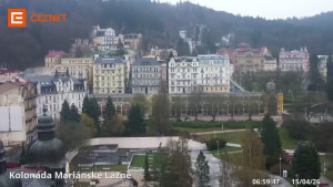 Město Mariánské Lázně - Kolonáda - 15.4.2026 v 07:00 Město Mariánské Lázně - Kolonáda - 15.4.2026 v 07:00